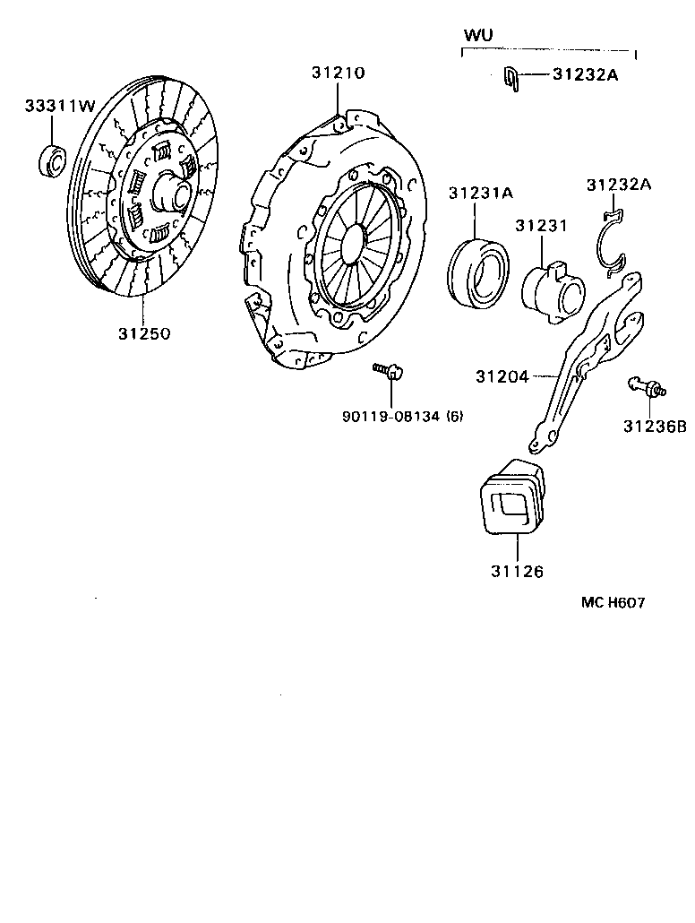 31250-36360 DISC ASSY, CLUTCH product image