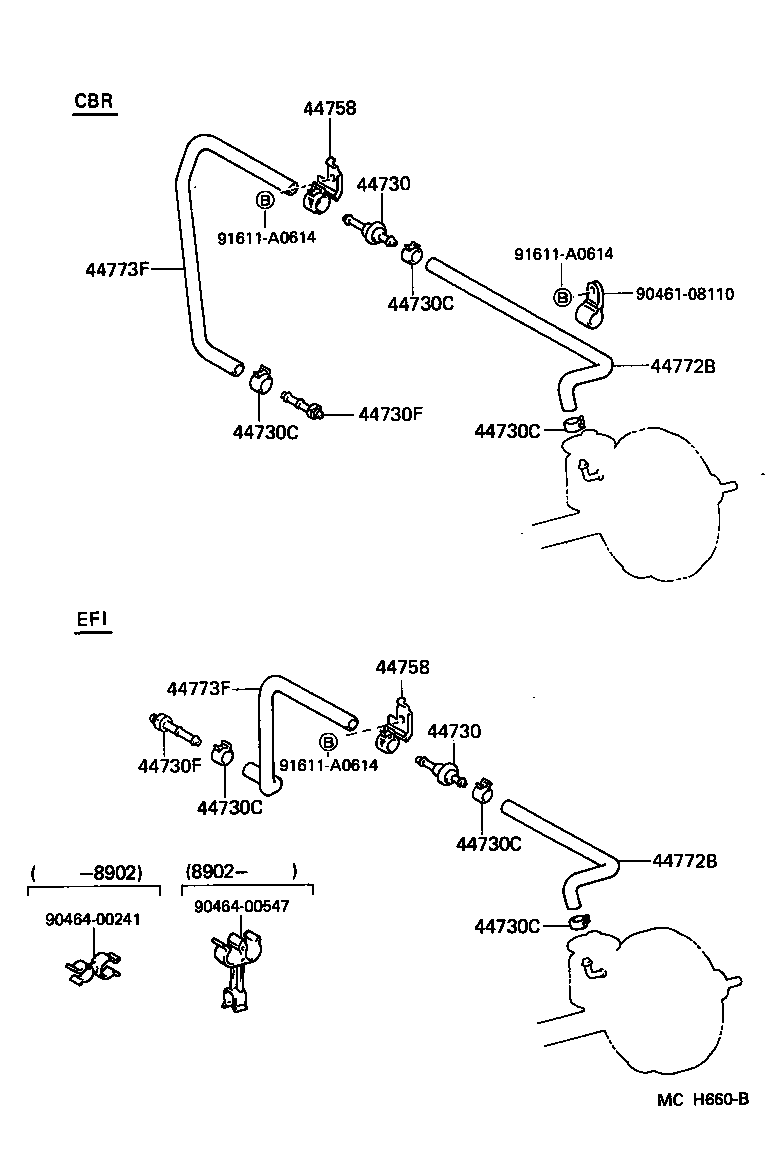 Toyota 44610-04020 BOOSTER ASSY, BRAKE