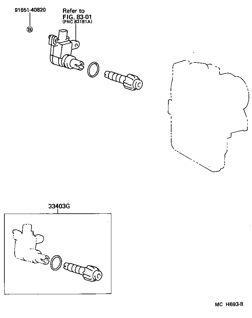 Toyota 33482-59015 GEAR SUB-ASSY, SPEEDOMETER DRIVEN (ATM)