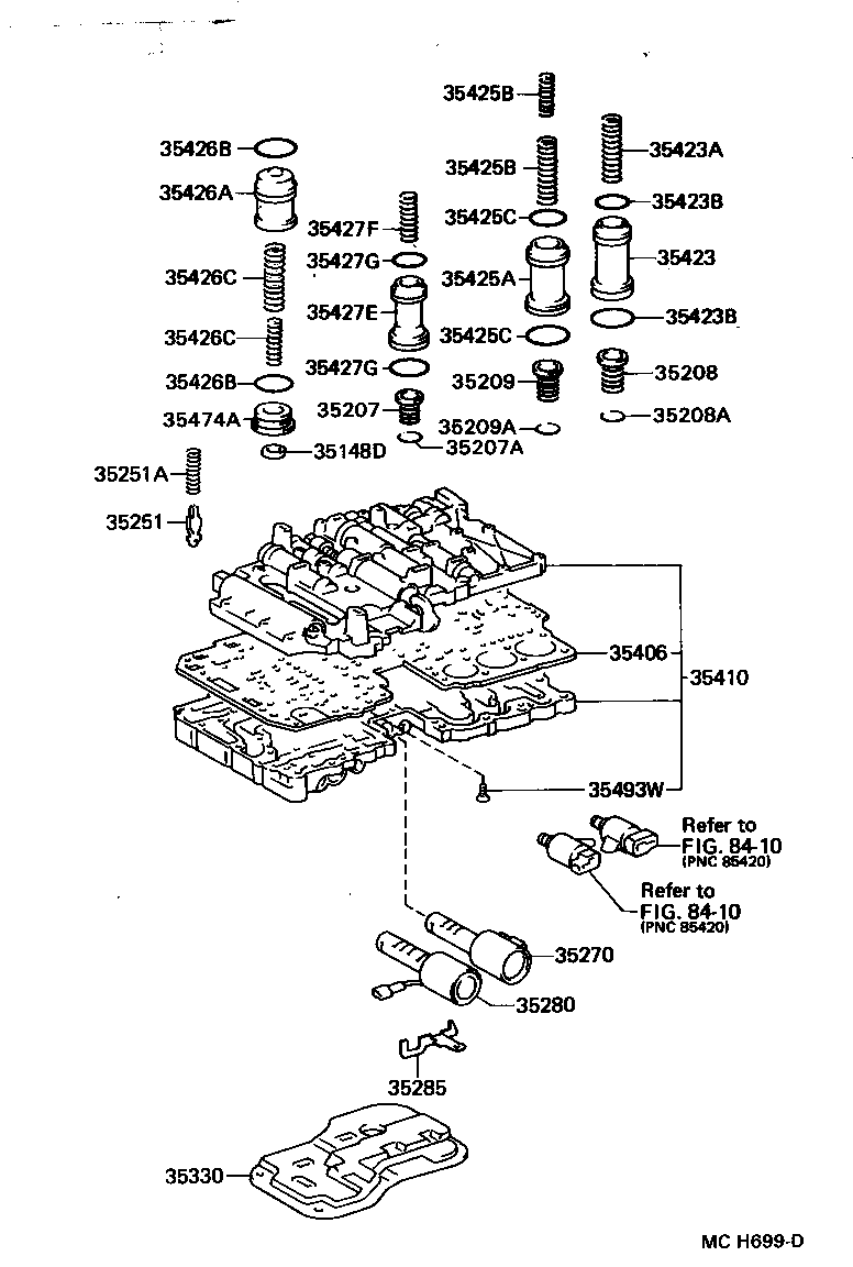 Toyota 35425-50010 PISTON, C-2 ACCUMULATOR