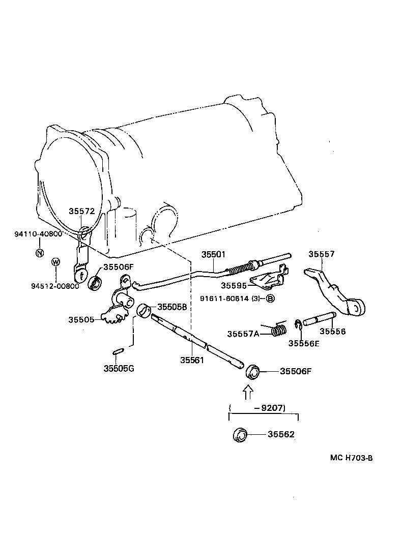 35523-50010 CLAMP, THROTTLE CABLE product image
