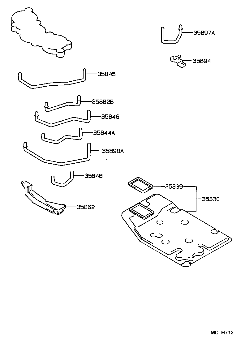 35410-32091 BODY ASSY, TRANSMISSION VALVE product image