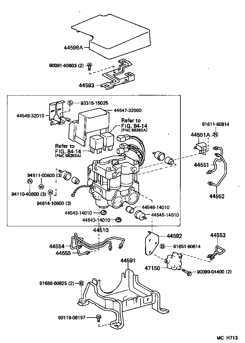 44598-32010 COVER, BRAKE ACTUATOR product image