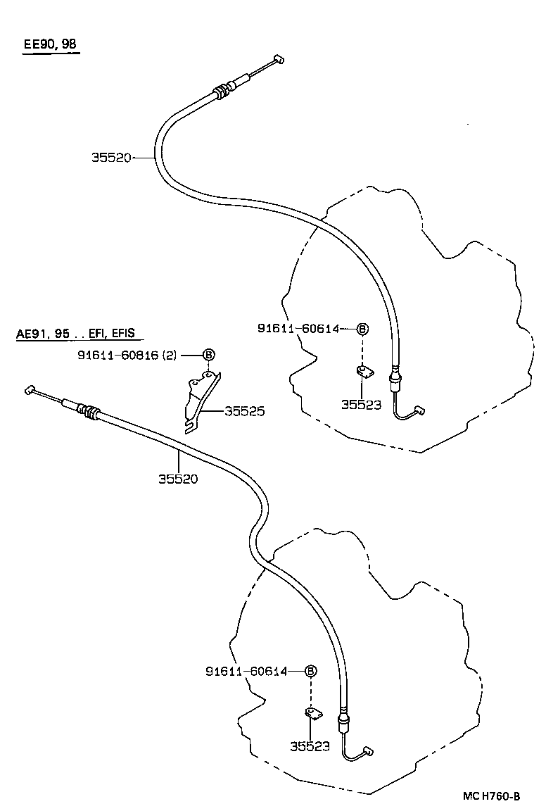 35520-12260 CABLE ASSY, THROTTLE product image