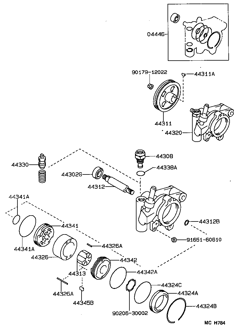 44320-12221 PUMP ASSY, VANE product image