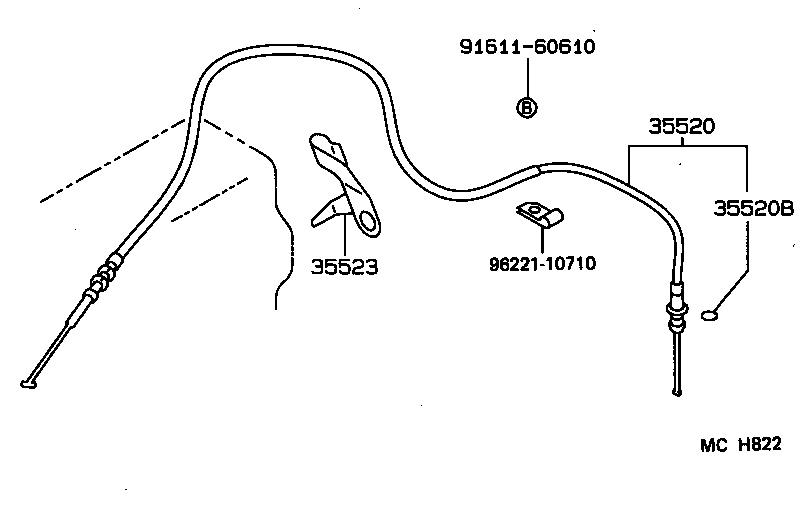 35520-30160 CABLE ASSY, THROTTLE product image