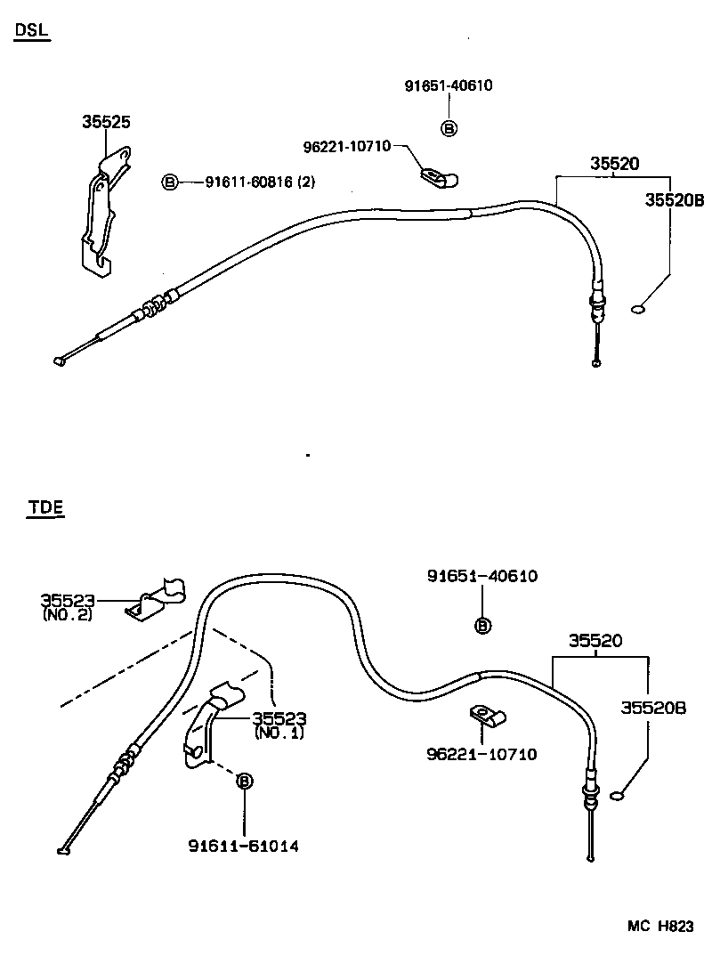 35520-30160 CABLE ASSY, THROTTLE product image