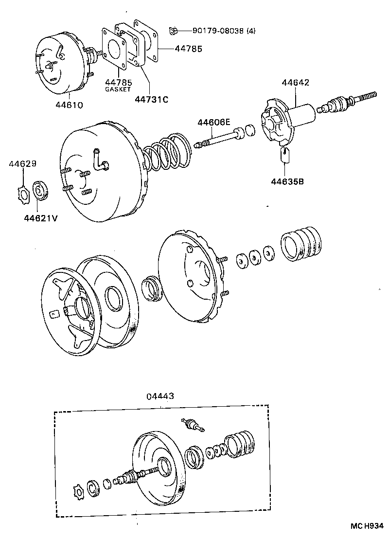 44731-27030 BRACKET, BRAKE BOOSTER product image