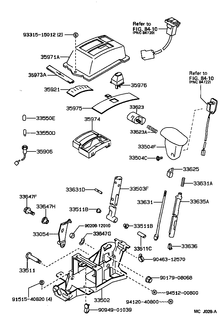 33054-12030 LEVER SUB-ASSY, SHIFT, NO.2(FOR FLOOR SHIFT) product image