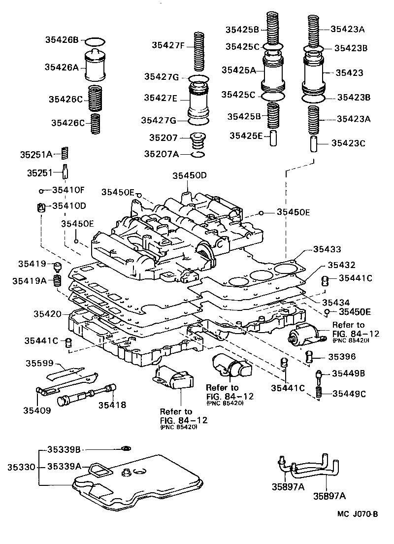 90501-21005 SPRING, COMPRESSION (FOR C-2 ACCUMULATOR PISTON) product image