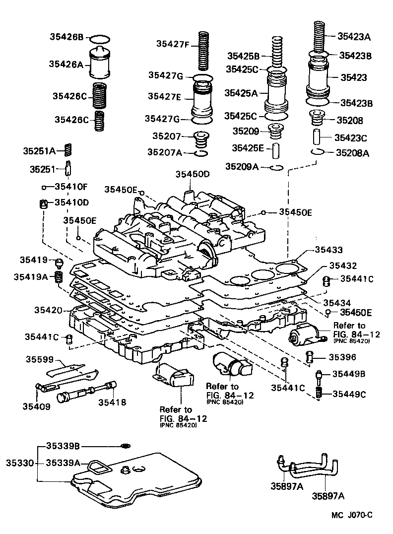 90501-22091 SPRING, COMPRESSION (FOR B-0 ACCUMULATOR PISTON) product image