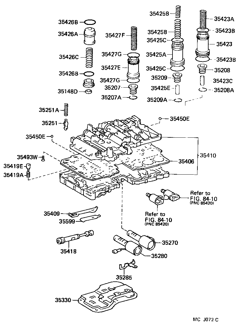 90501-22091 SPRING, COMPRESSION (FOR B-0 ACCUMULATOR PISTON) product image