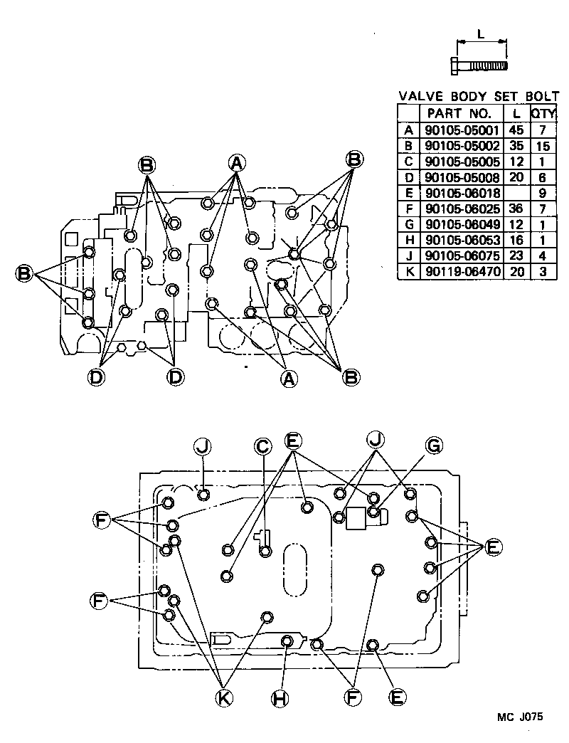 90501-22091 SPRING, COMPRESSION (FOR B-0 ACCUMULATOR PISTON) product image