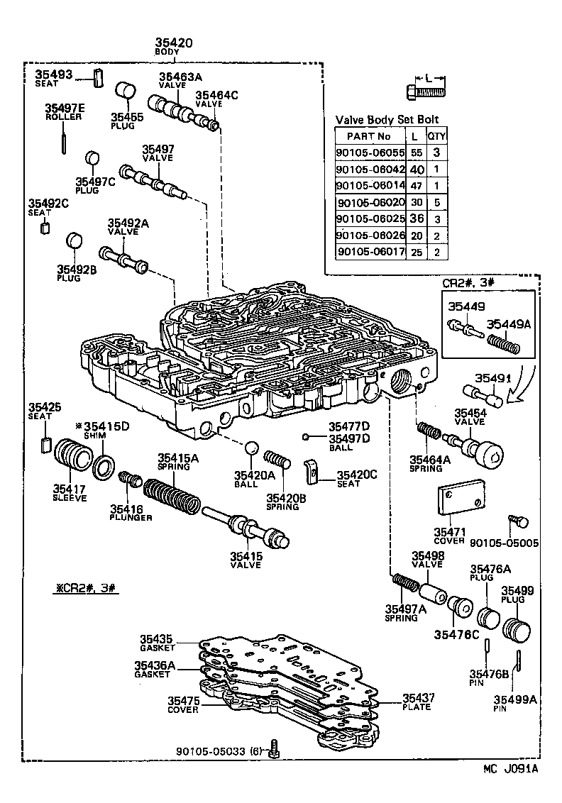 35420-28110 BODY ASSY, LOWER VALVE product image