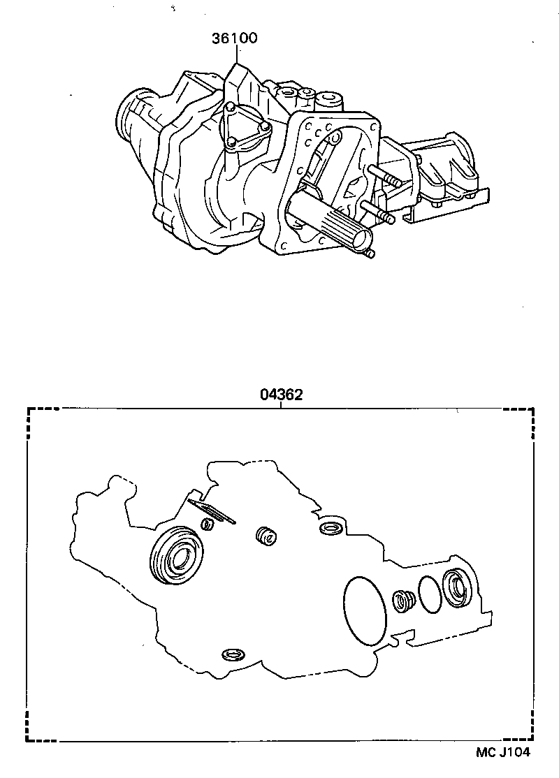 36100-20050 TRANSFER ASSY product image