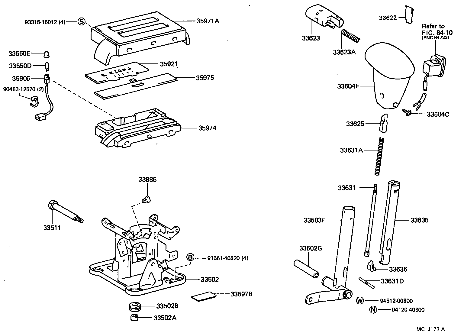 33635-26040 GUIDE, WIRE (FOR SHIFT LEVER) product image