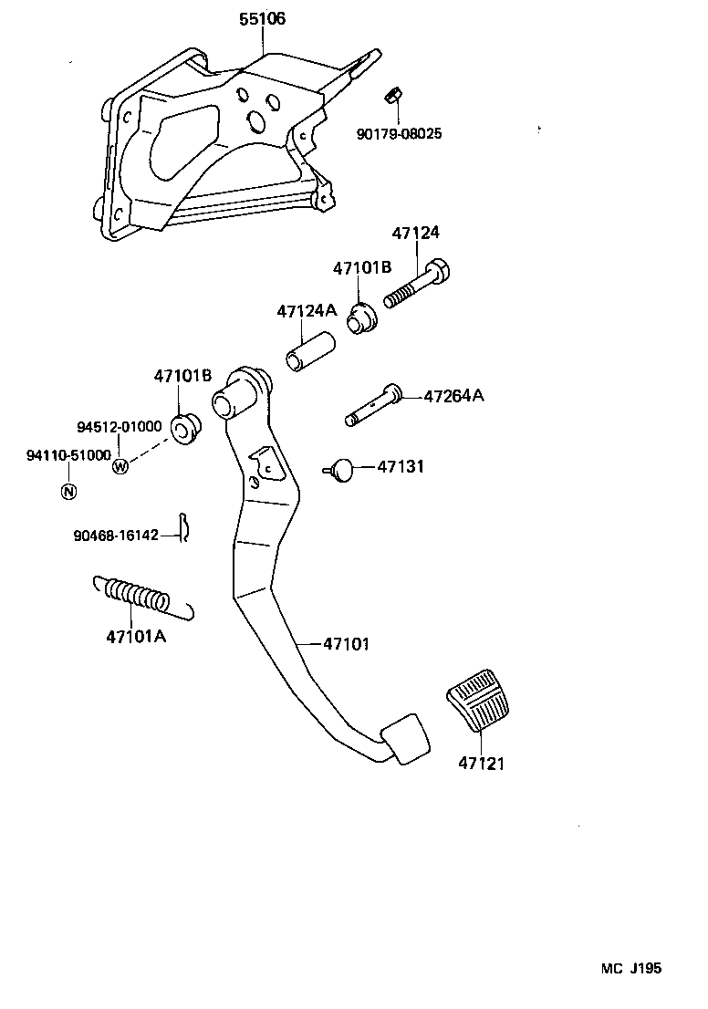 47148-20020 PIN(FOR PUSH ROD) product image