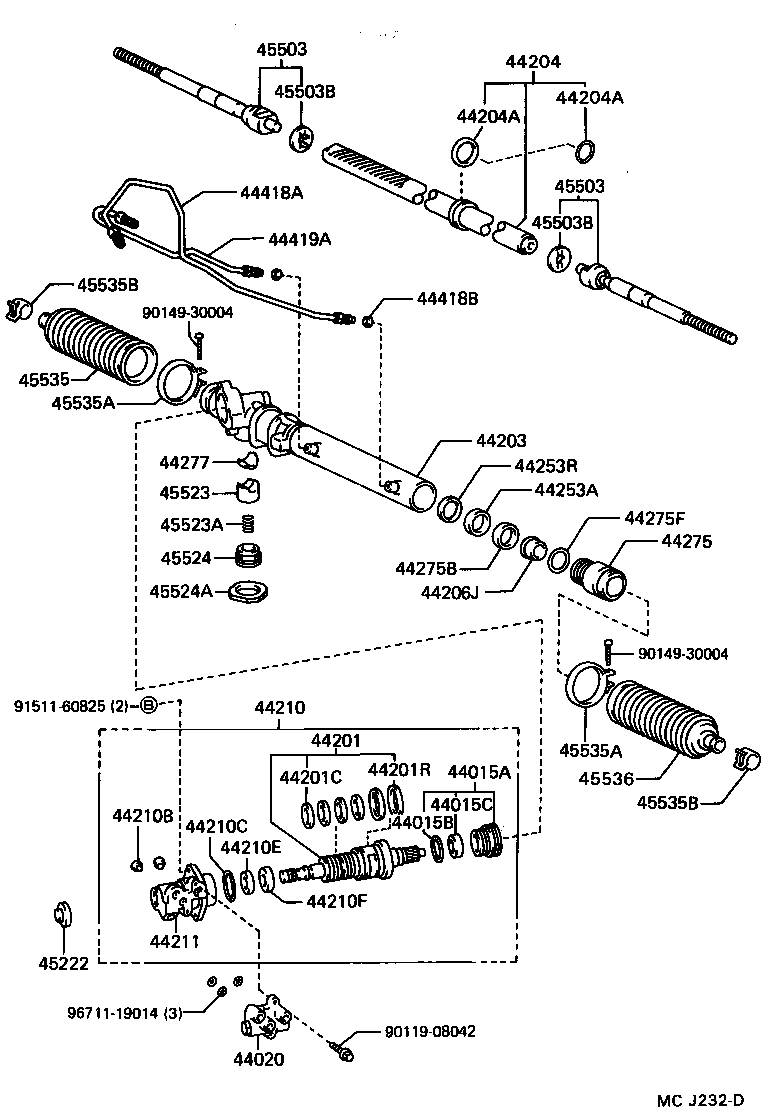 44210-26051 VALVE ASSY, POWER STEERING CONTROL product image