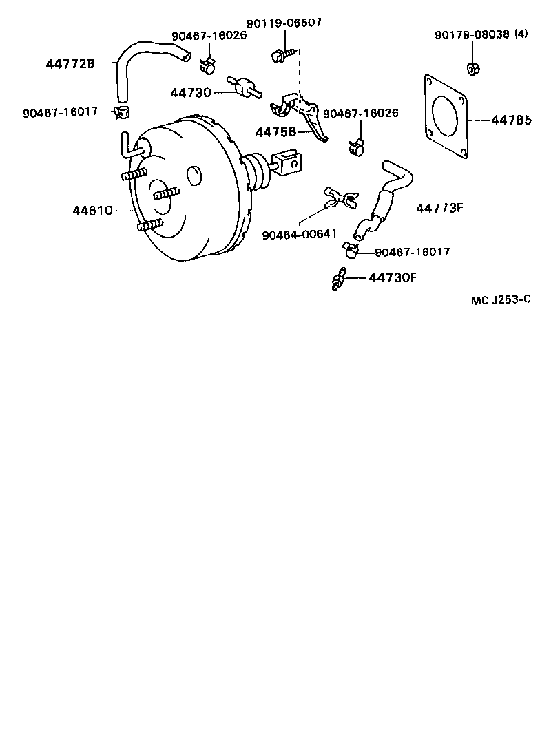 44610-2D170 BOOSTER ASSY, BRAKE product image