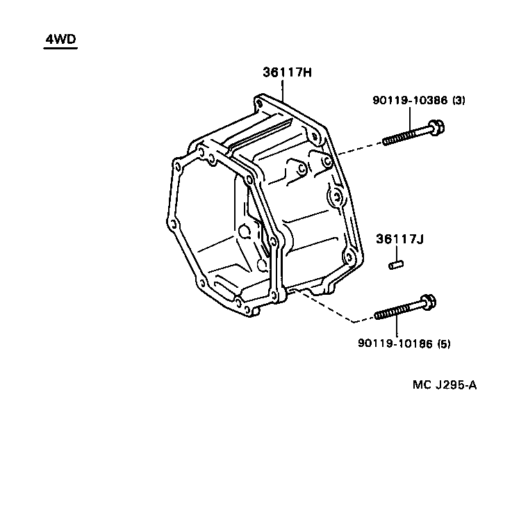 33182-26010 GASKET, EXTENSION HOUSING COVER(MTM) product image