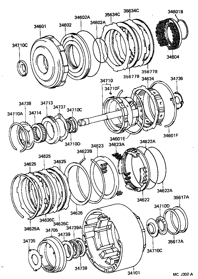 34101-43010 CASE SUB-ASSY, OVERDRIVE product image