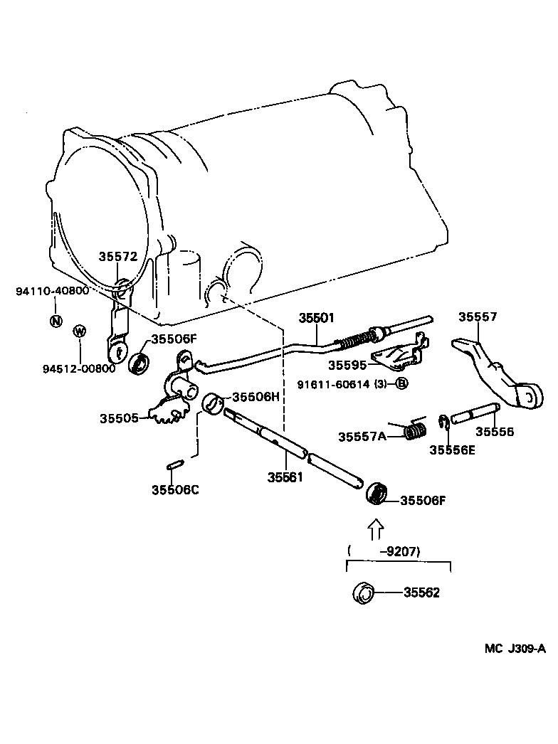 35523-30110 CLAMP, THROTTLE CABLE product image