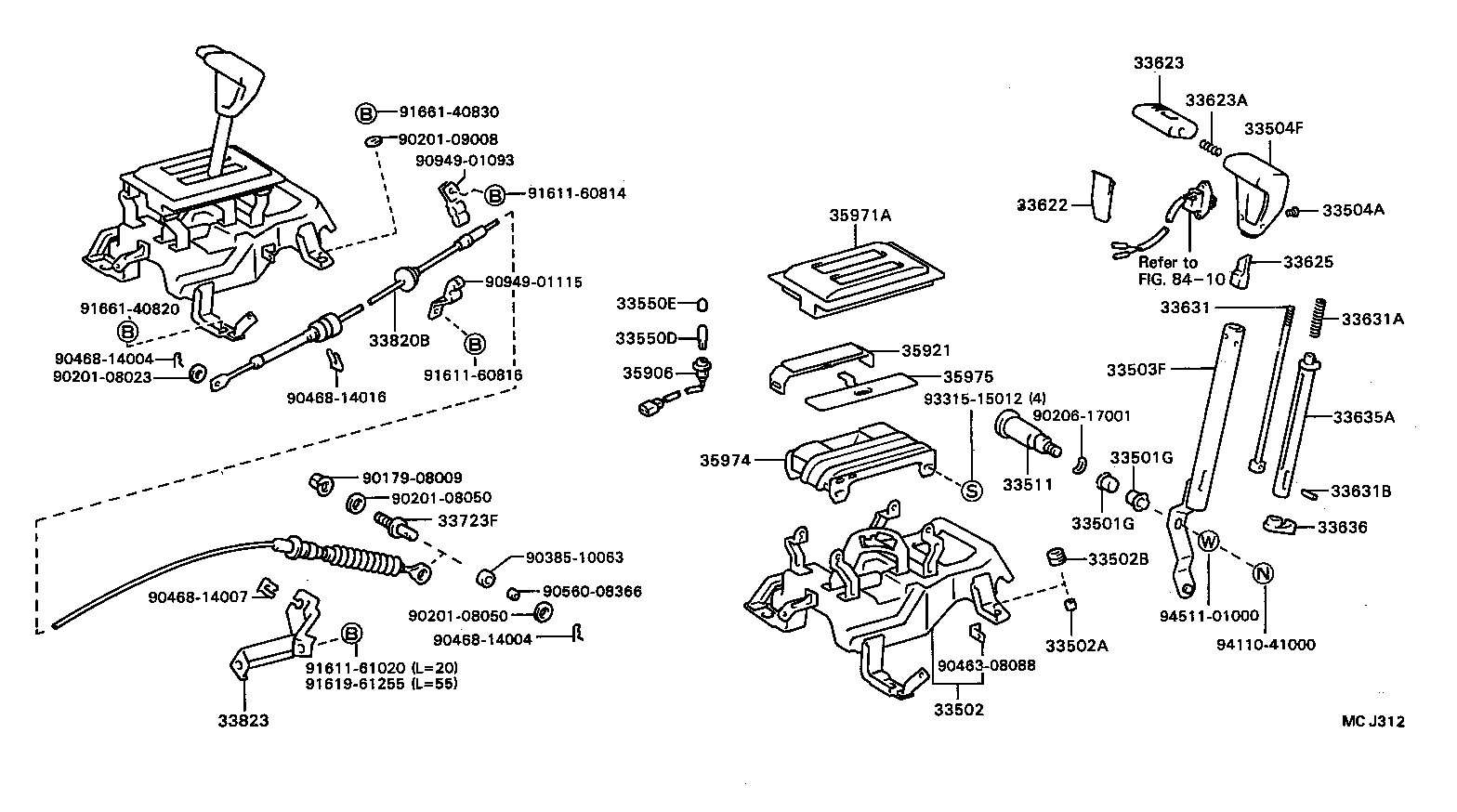 33501-28120 LEVER SUB-ASSY, SHIFT(FOR FLOOR SHIFT) product image