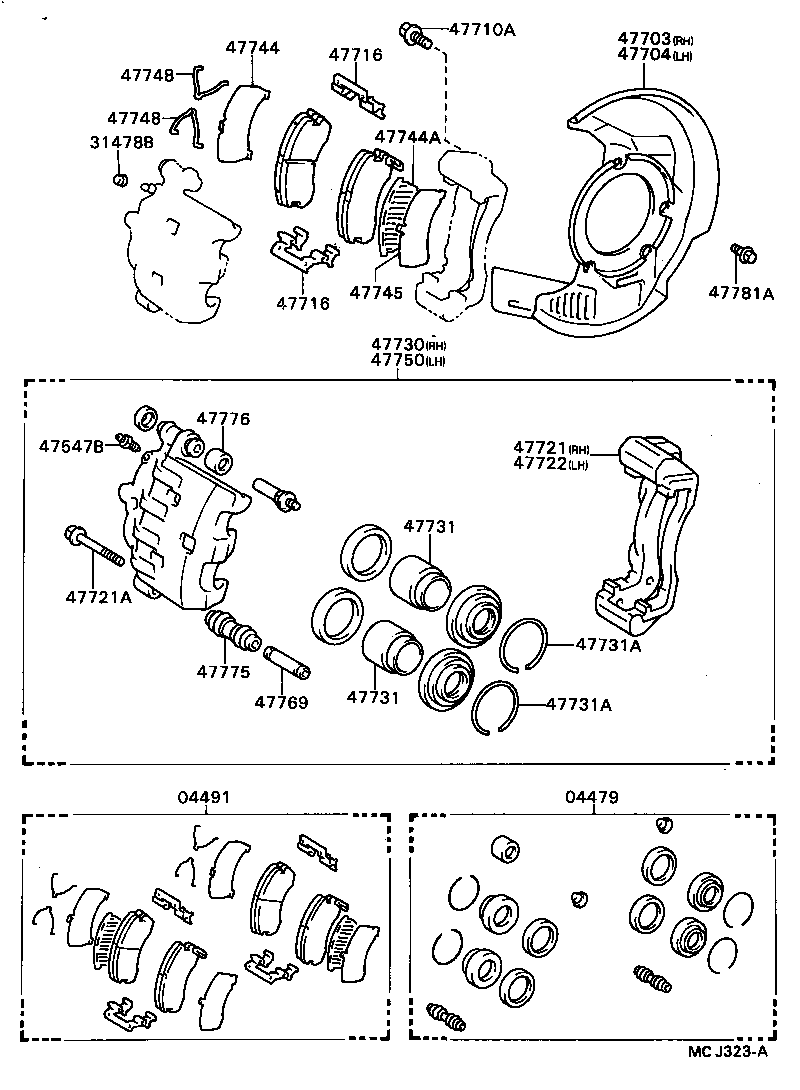 47704-20150 COVER SUB-ASSY, DISC BRAKE DUST, FRONT LH product image