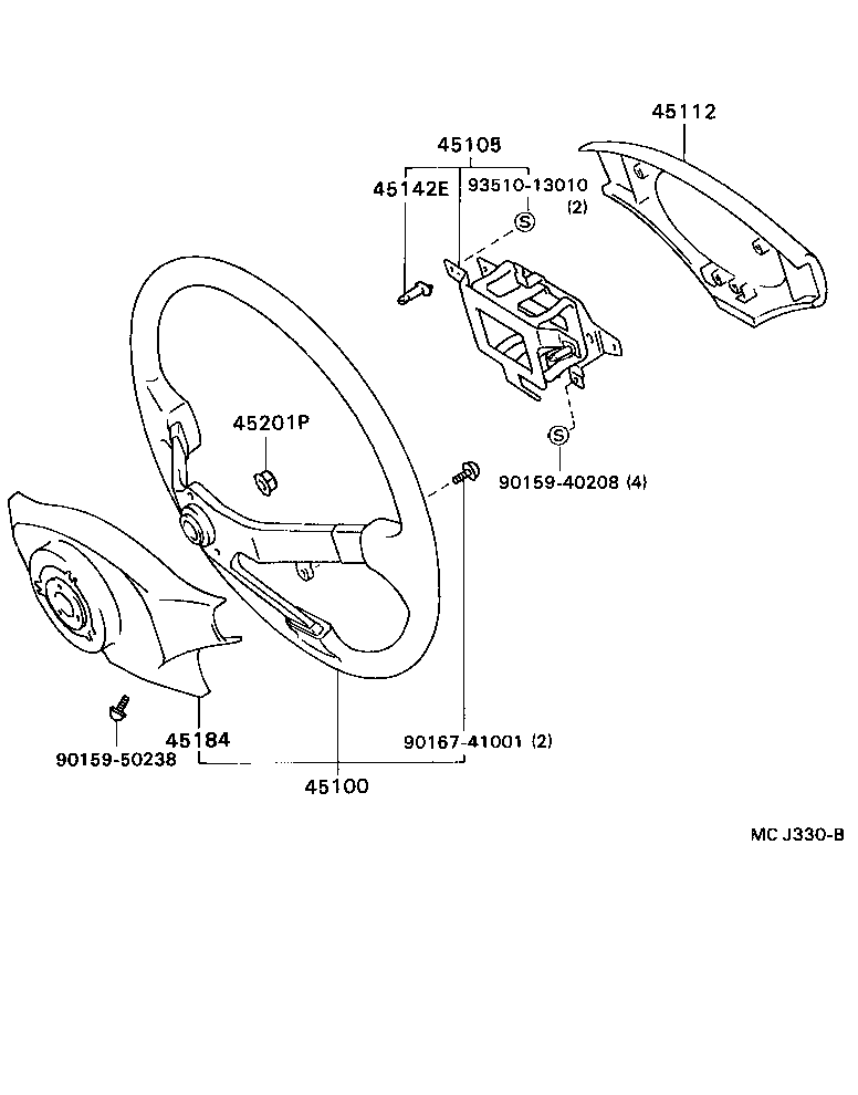 45142-20110 PIECE, HORN CONTACT product image