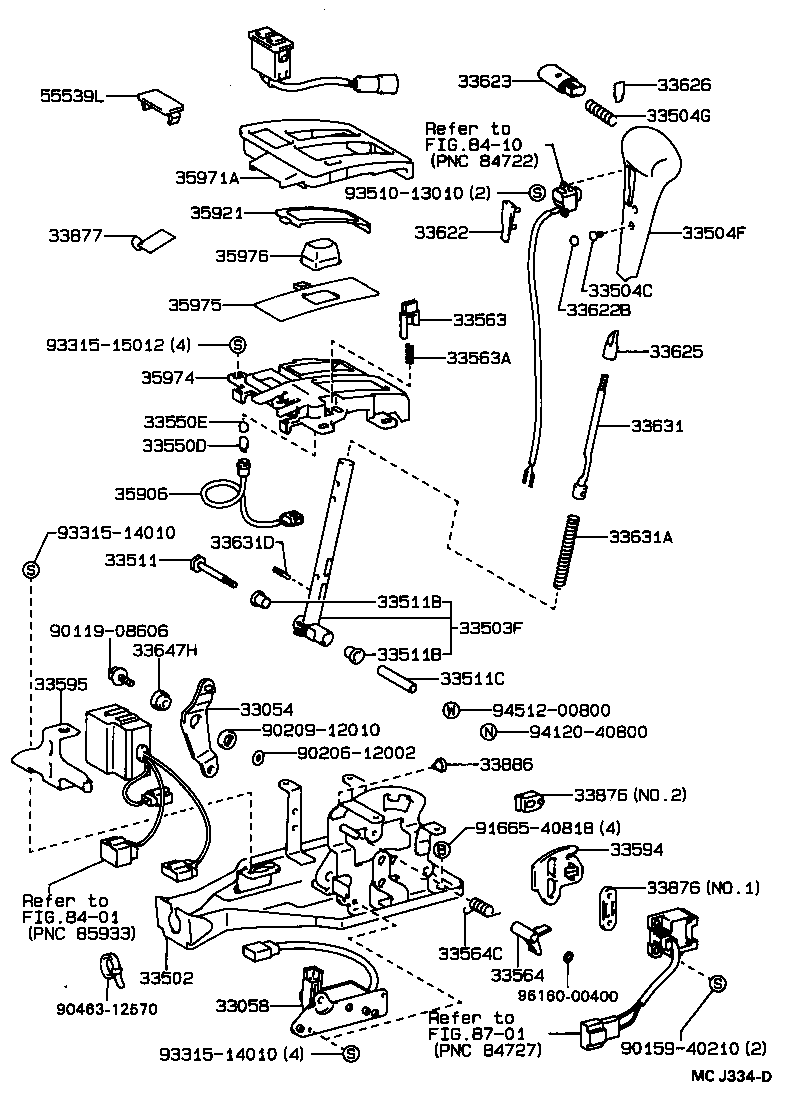 33504-20110-07 KNOB SUB-ASSY, SHIFT LEVER product image