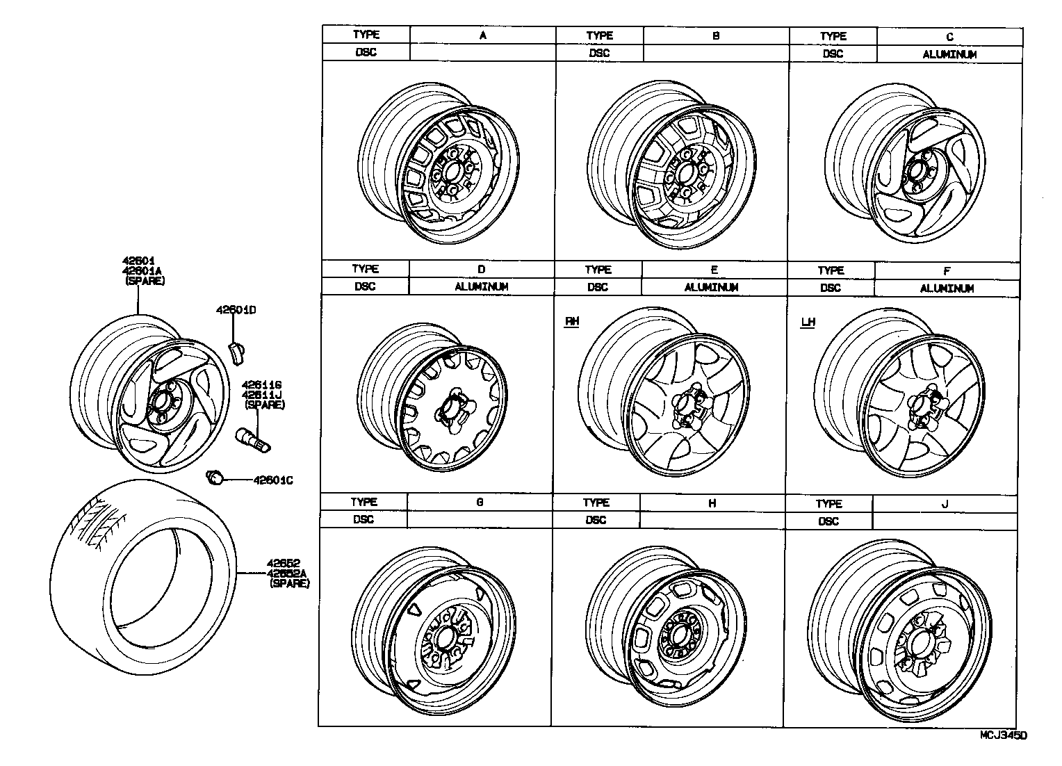 42652-20740 TIRE product image