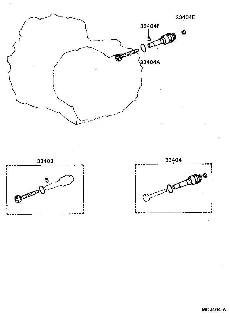 Toyota 33403-19295 GEAR SUB-ASSY, SPEEDOMETER DRIVEN (MTM)