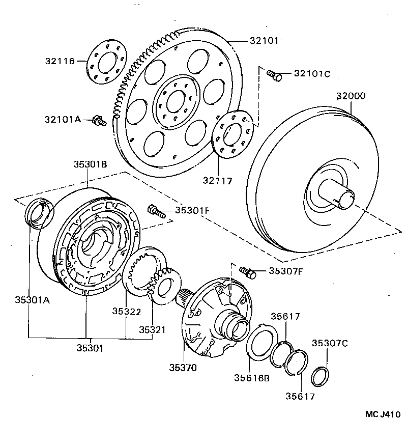 32000-32051 CONVERTER ASSY, TORQUE product image
