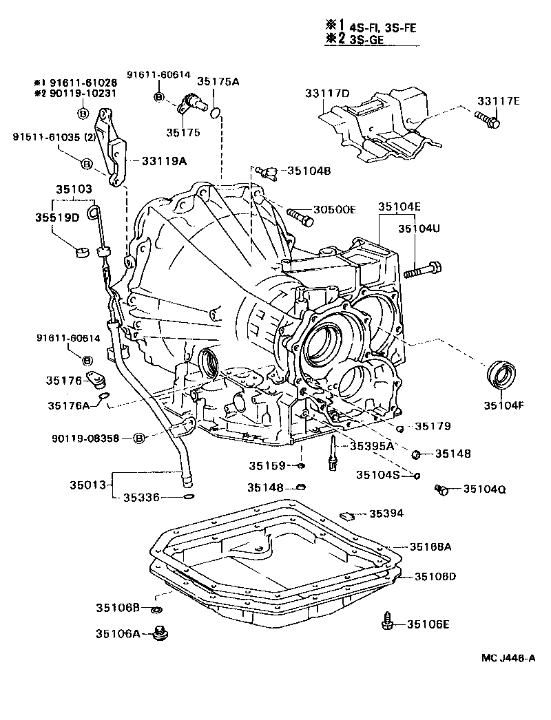 35013-20410 TUBE SUB-ASSY, TRANSMISSION OIL FILLER product image