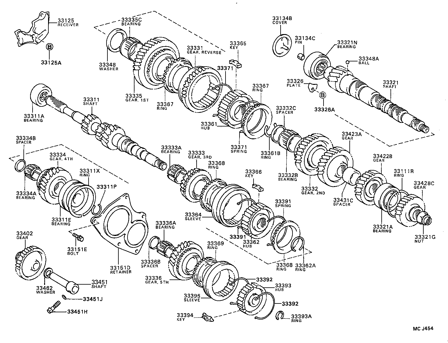 33311-20170 SHAFT, INPUT product image