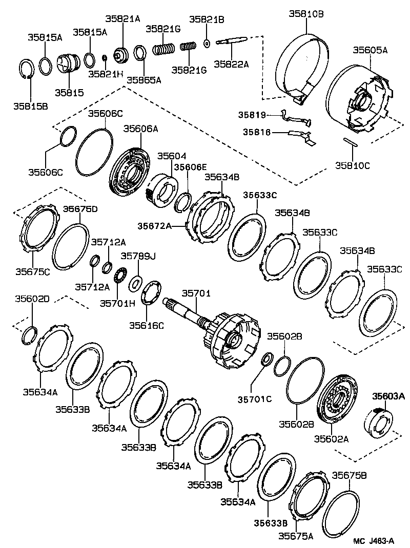 35605-32060 DRUM SUB-ASSY, DIRECT CLUTCH product image