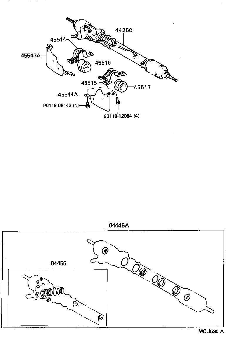 44210-27050 VALVE ASSY, POWER STEERING CONTROL product image