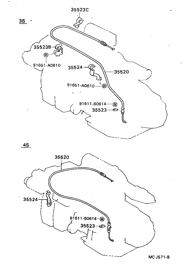 35520-20340 CABLE ASSY, THROTTLE product image