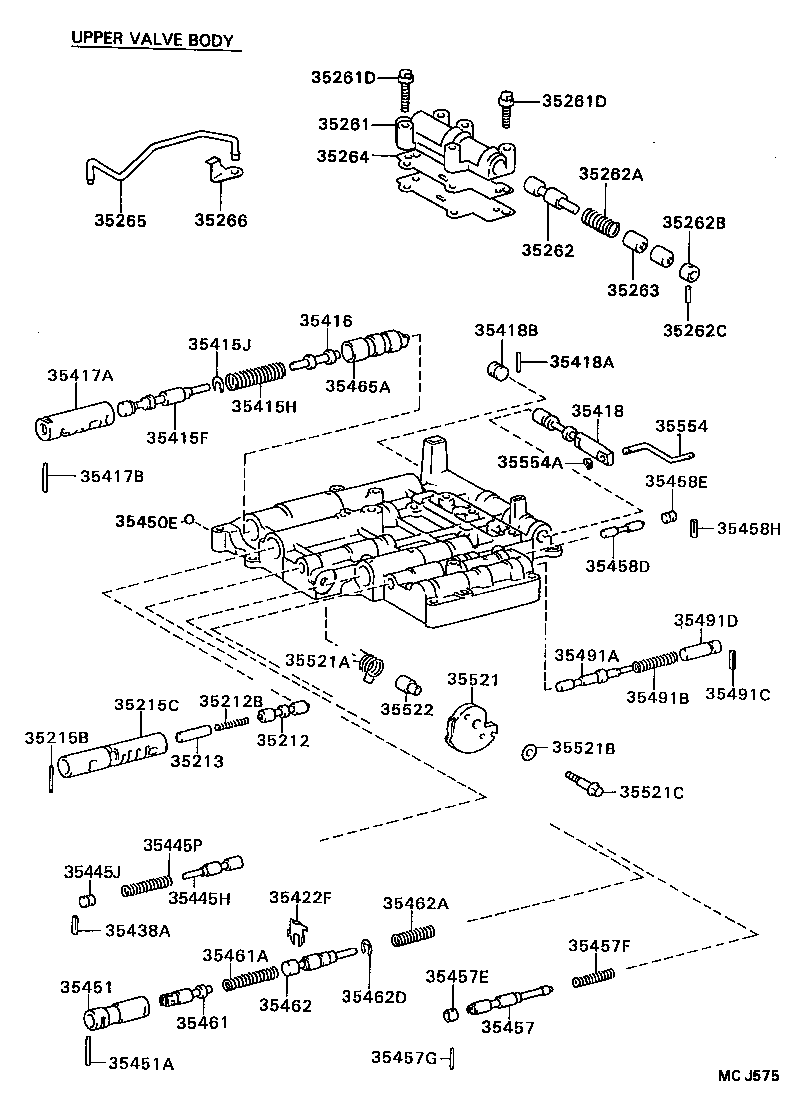 90501-16124 SPRING, COMPRESSION (FOR B-2 ACCUMULATOR PISTON) product image