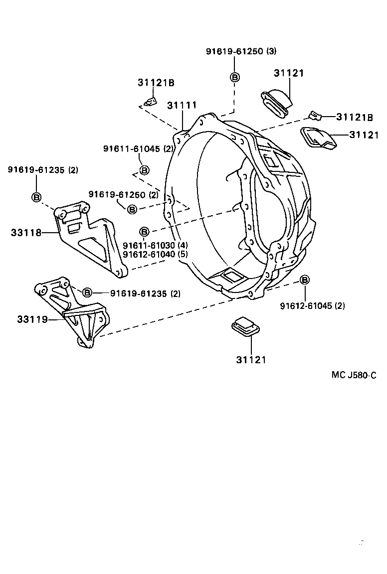 31111-36270 HOUSING, CLUTCH product image