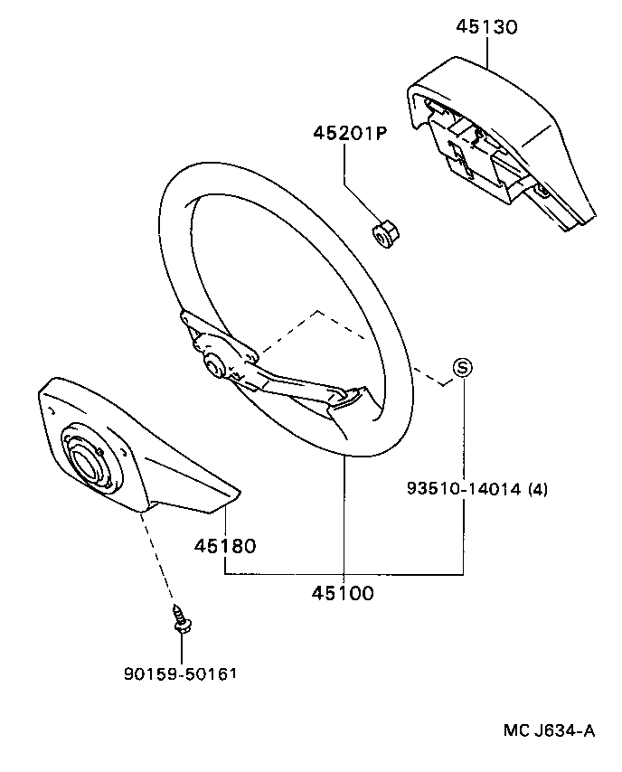 45105-20190 PLATE SUB-ASSY, HORN BUTTON CONTACT, NO.1 product image