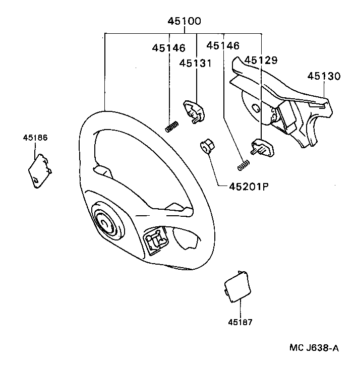 45105-20360 PLATE SUB-ASSY, HORN BUTTON CONTACT, NO.1 product image