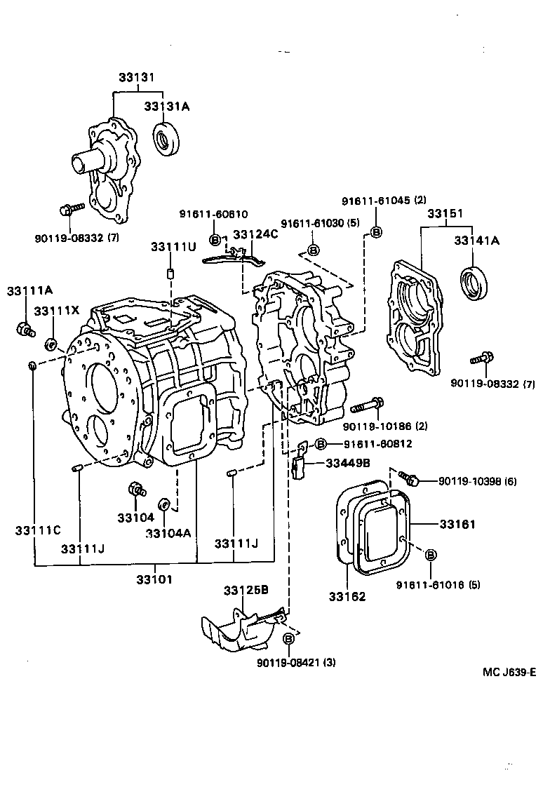 31111-36270 HOUSING, CLUTCH product image