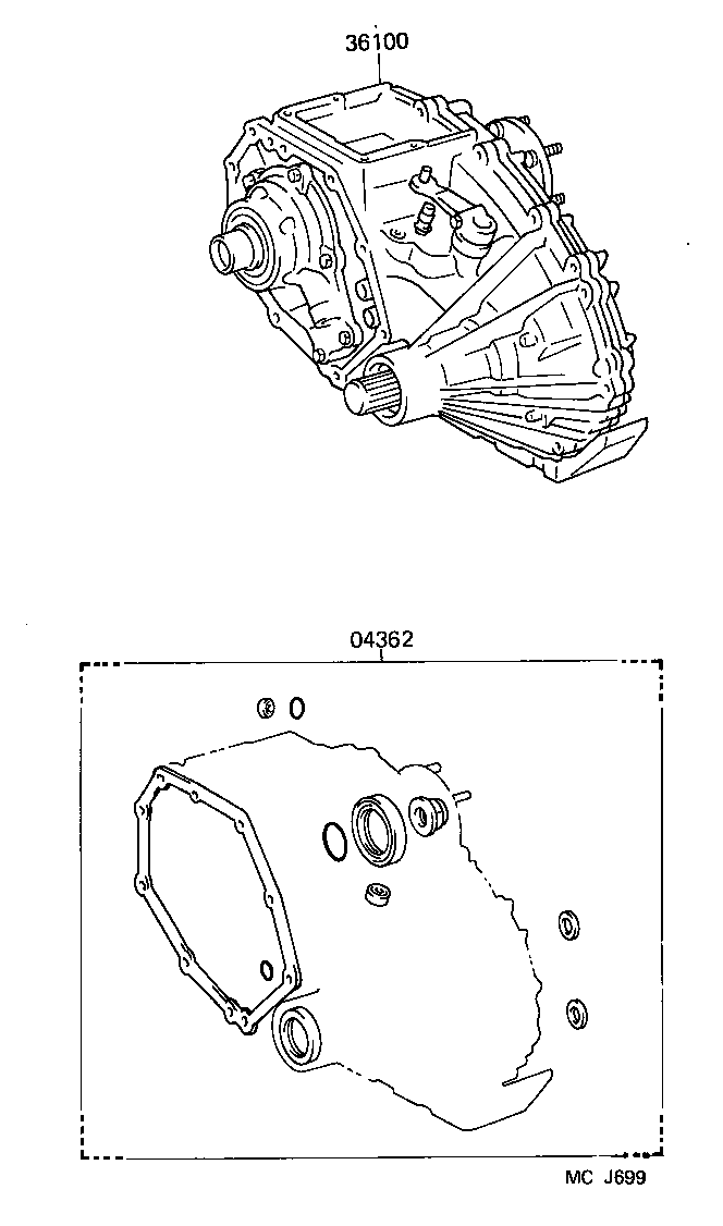 36100-28040 TRANSFER ASSY product image