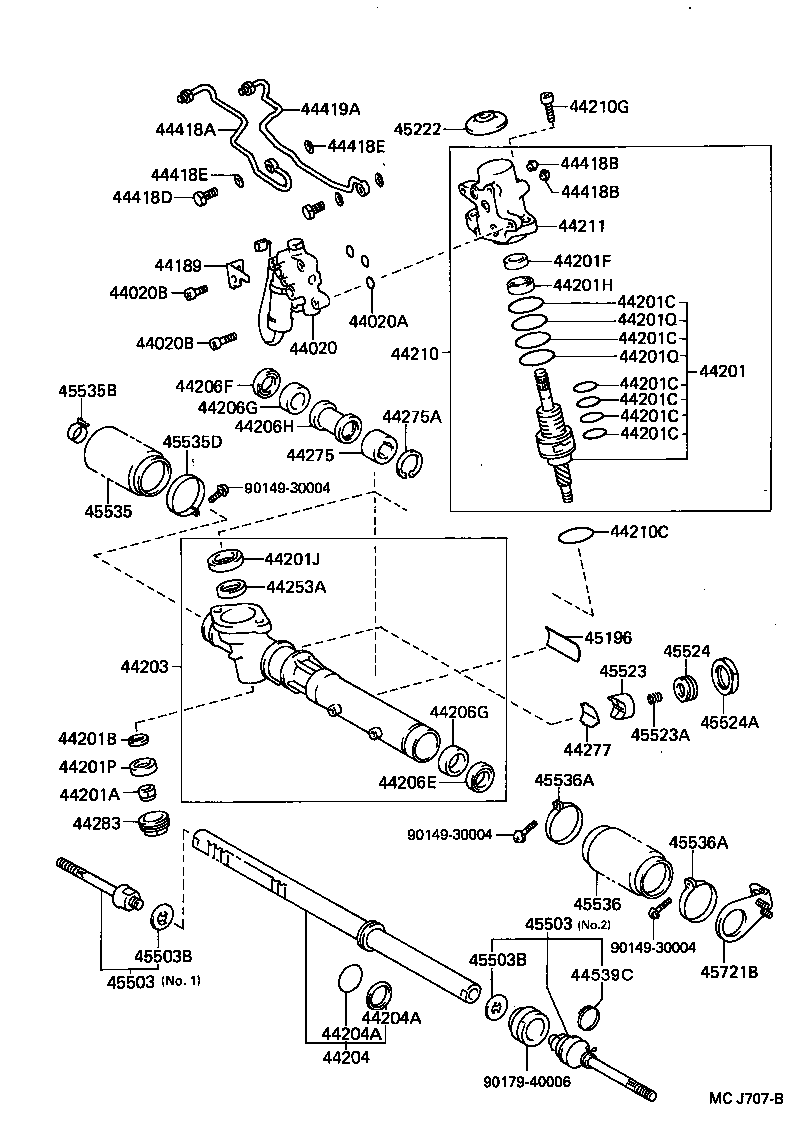 44210-50041 VALVE ASSY, POWER STEERING CONTROL product image