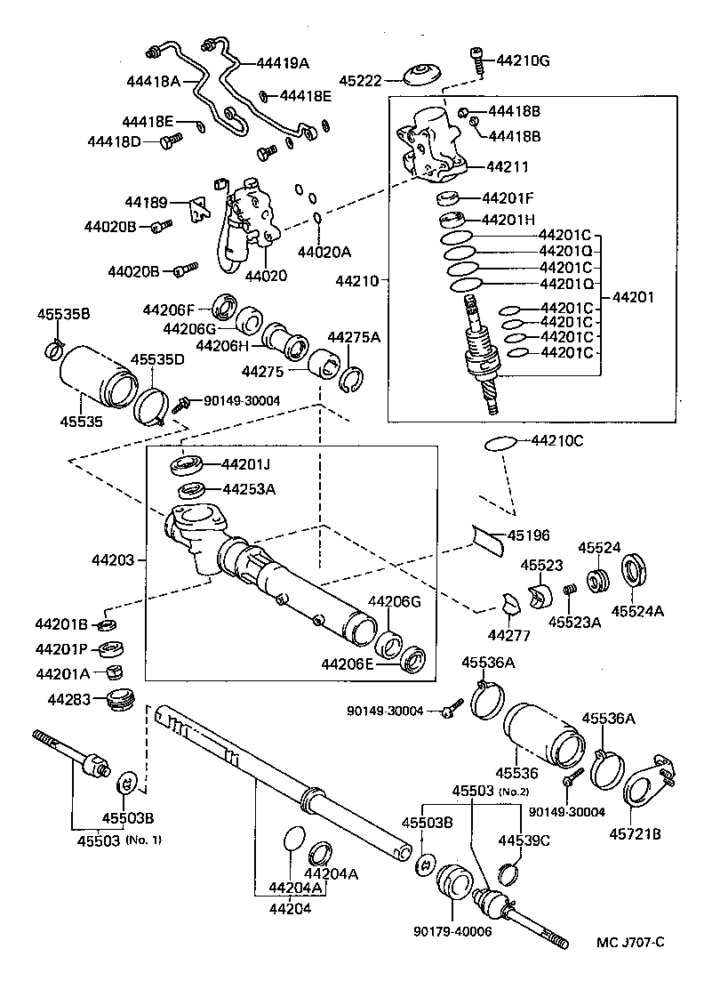 44210-50060 VALVE ASSY, POWER STEERING CONTROL product image