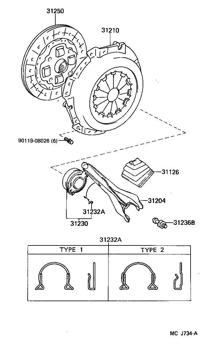 31210-16092 COVER ASSY, CLUTCH product image