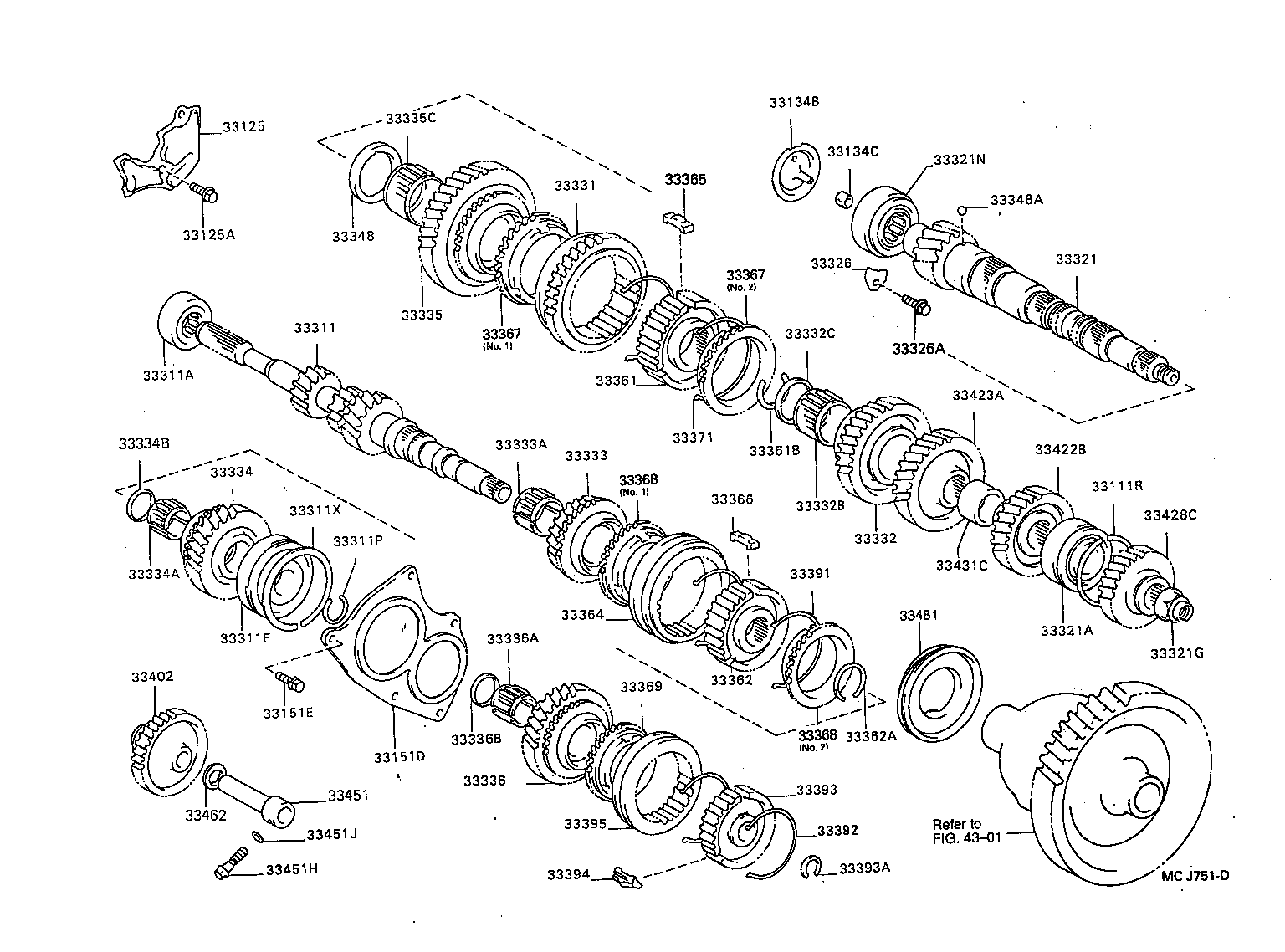 33367-12101 RING, SYNCHRONIZER, NO.1 product image
