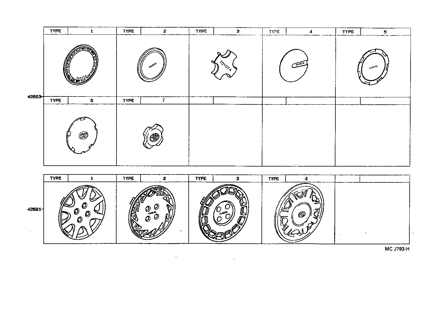 42602-10130 CAP, WHEEL product image