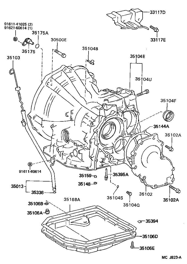 35106-10022 PAN SUB-ASSY, AUTOMATIC TRANSAXLE OIL product image
